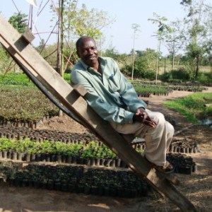 Elisha Owino, Coordinator of the Permaculture & Reforestation Progams Elisha Owino, Coordinator of the Permaculture Program