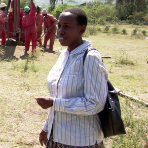 Regina Maunde Regina Maunde, Coordinator of the Rural Water Supply Program