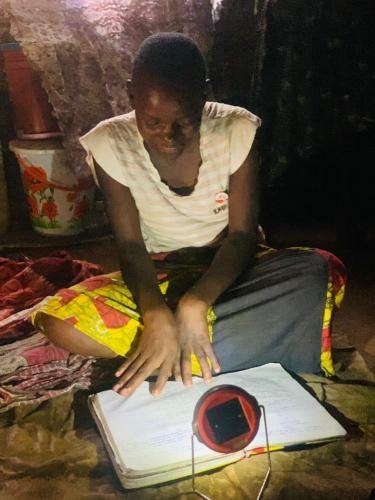 Salma-Jumanne-studying